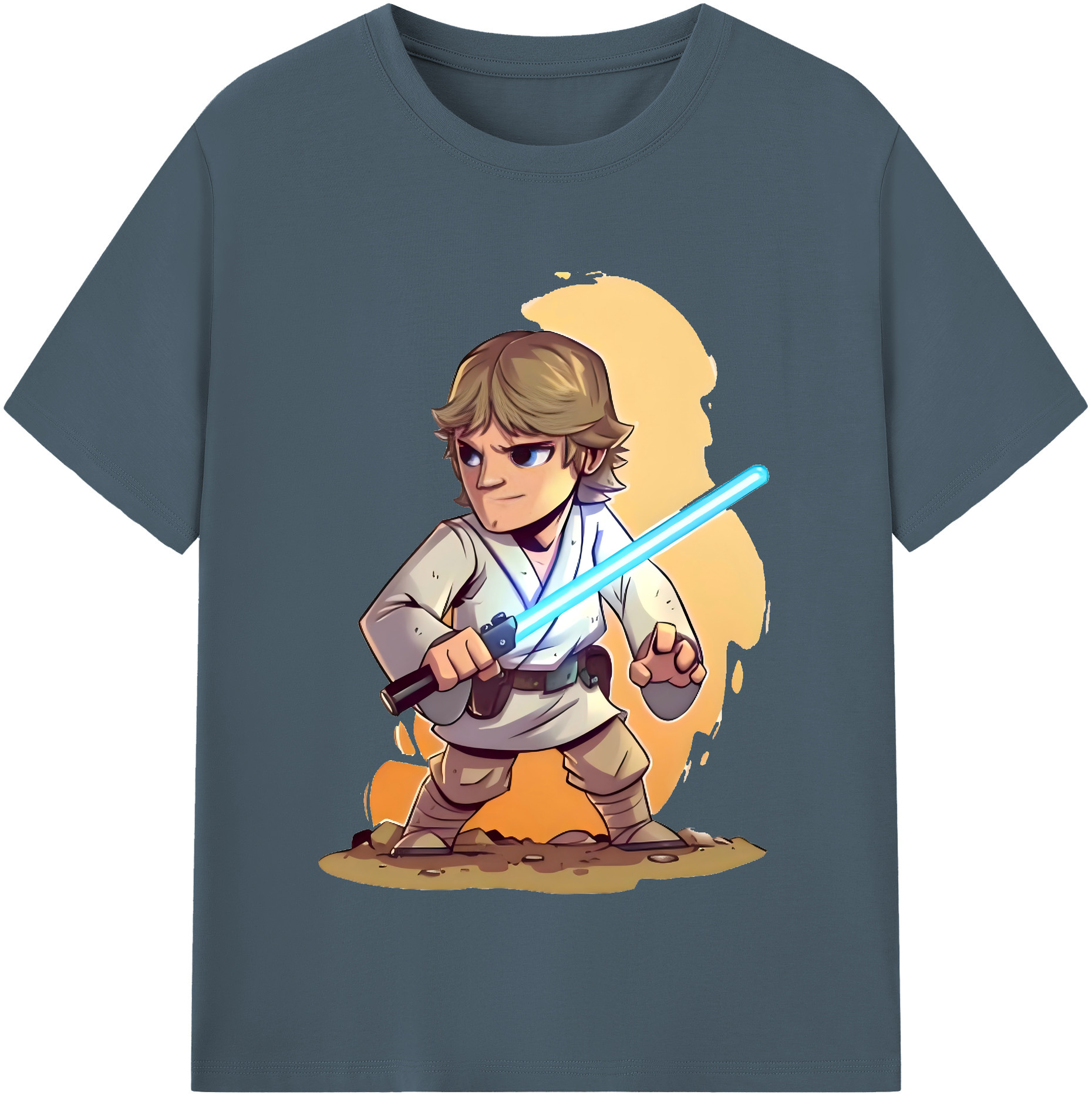 （画像用） スター・ウォーズ Star Wars 綿100％半袖Tシャツ（フロントプリント）